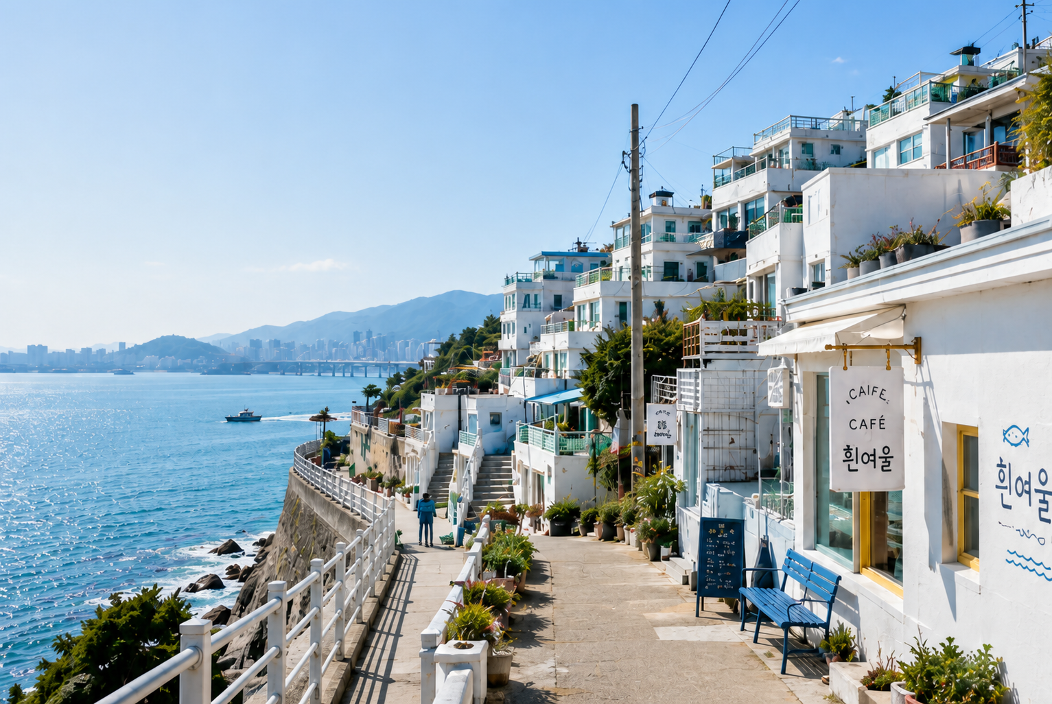 白浅文化村海边小巷旅行配图